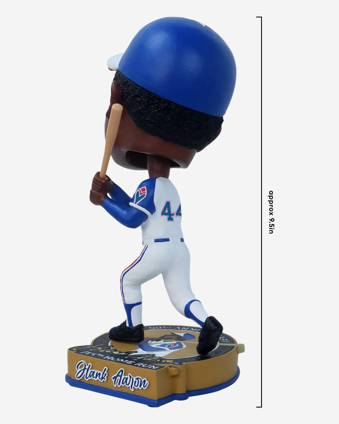 Hank Aaron Atlanta Braves 715 Home Run 50th Anniversary Bighead Bobblehead FOCO - FOCO.com