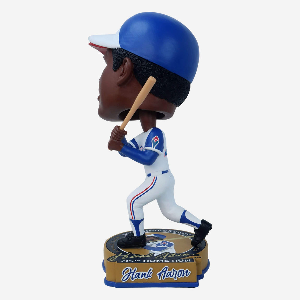 Hank Aaron Atlanta Braves 715 Home Run 50th Anniversary Bighead Bobblehead FOCO - FOCO.com