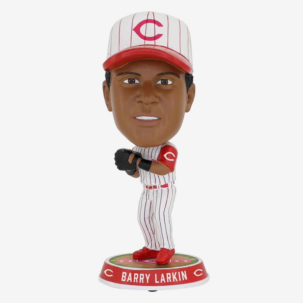 Barry Larkin Cincinnati Reds Field Stripe Bighead Bobblehead FOCO - FOCO.com