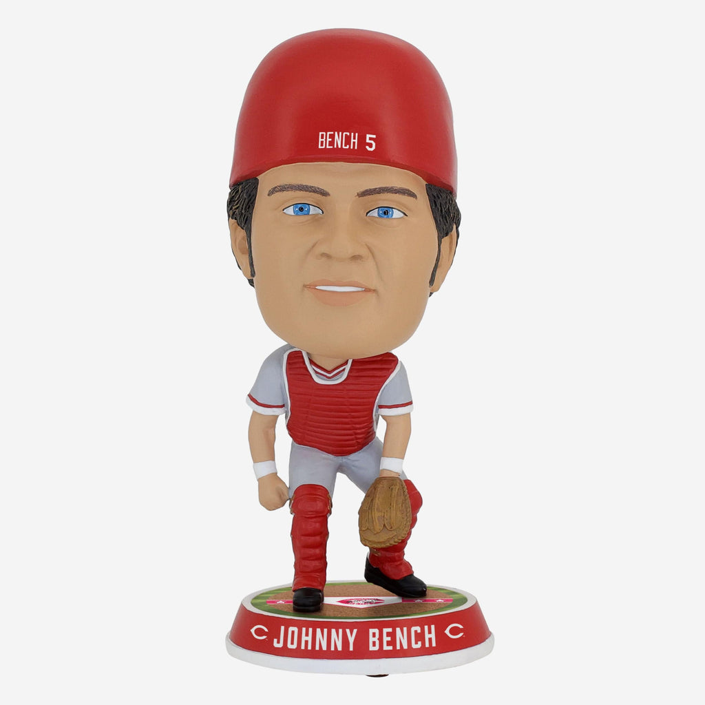 Johnny Bench Cincinnati Reds Field Stripe Bighead Bobblehead FOCO - FOCO.com