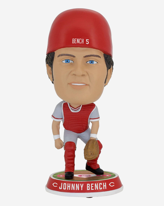 Johnny Bench Cincinnati Reds Field Stripe Bighead Bobblehead FOCO - FOCO.com