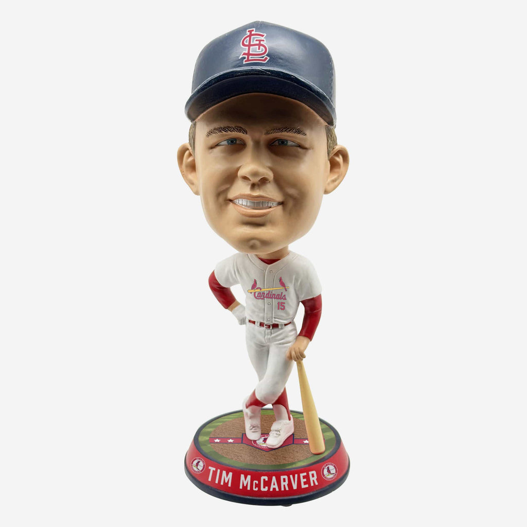 Tim McCarver St Louis Cardinals Field Stripe Bighead Bobblehead FOCO - FOCO.com