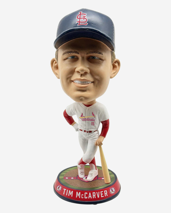 Tim McCarver St Louis Cardinals Field Stripe Bighead Bobblehead FOCO - FOCO.com