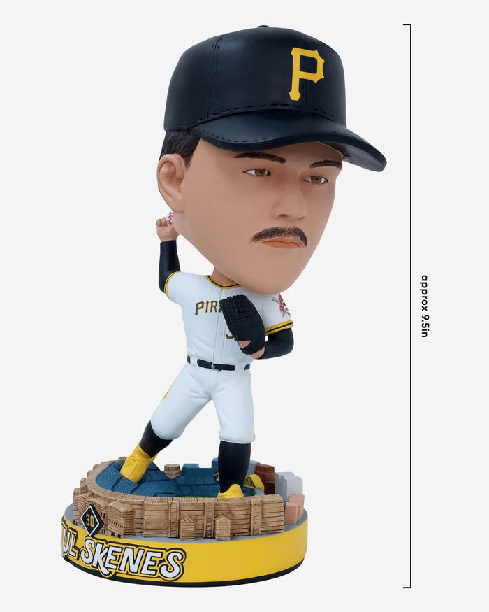 Paul Skenes Pittsburgh Pirates Stadium Base Bighead Bobblehead FOCO - FOCO.com