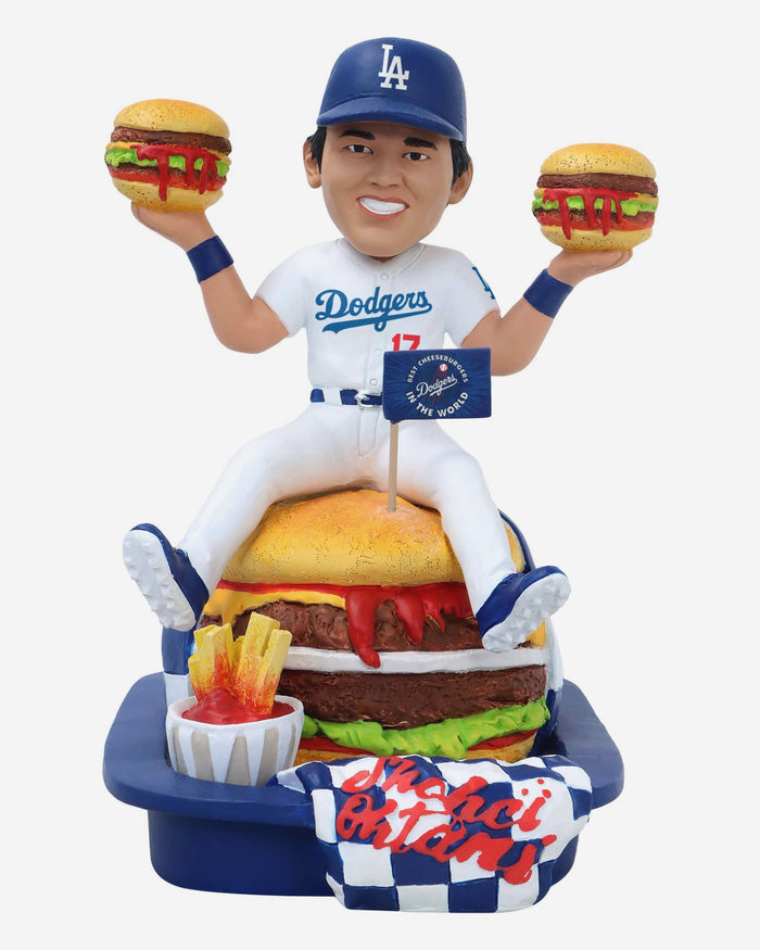 Shohei Ohtani Los Angeles Dodgers Cheese Burger Bobblehead FOCO - FOCO.com