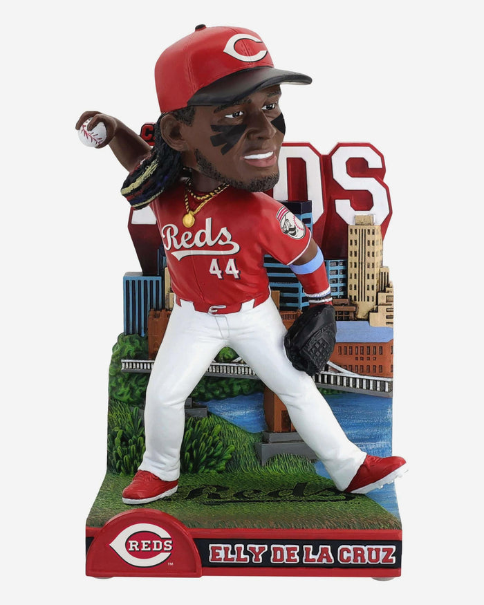 Elly De La Cruz Cincinnati Reds The Queen City Bobblehead FOCO - FOCO.com