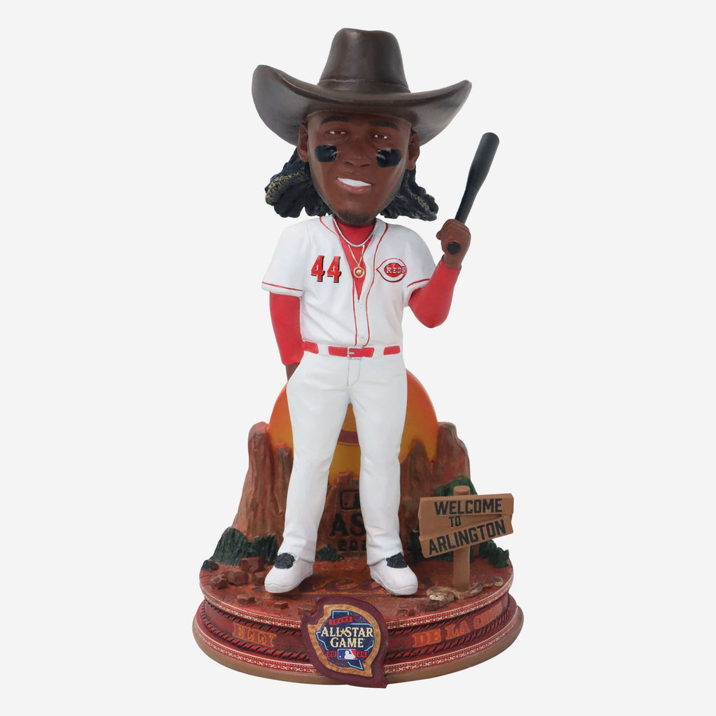 Elly De La Cruz Cincinnati Reds 2024 All-Star Cowboy Bobblehead FOCO - FOCO.com