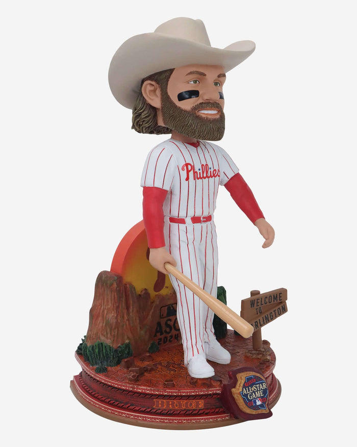 Bryce Harper Philadelphia Phillies 2024 All-Star Cowboy Bobblehead FOCO - FOCO.com