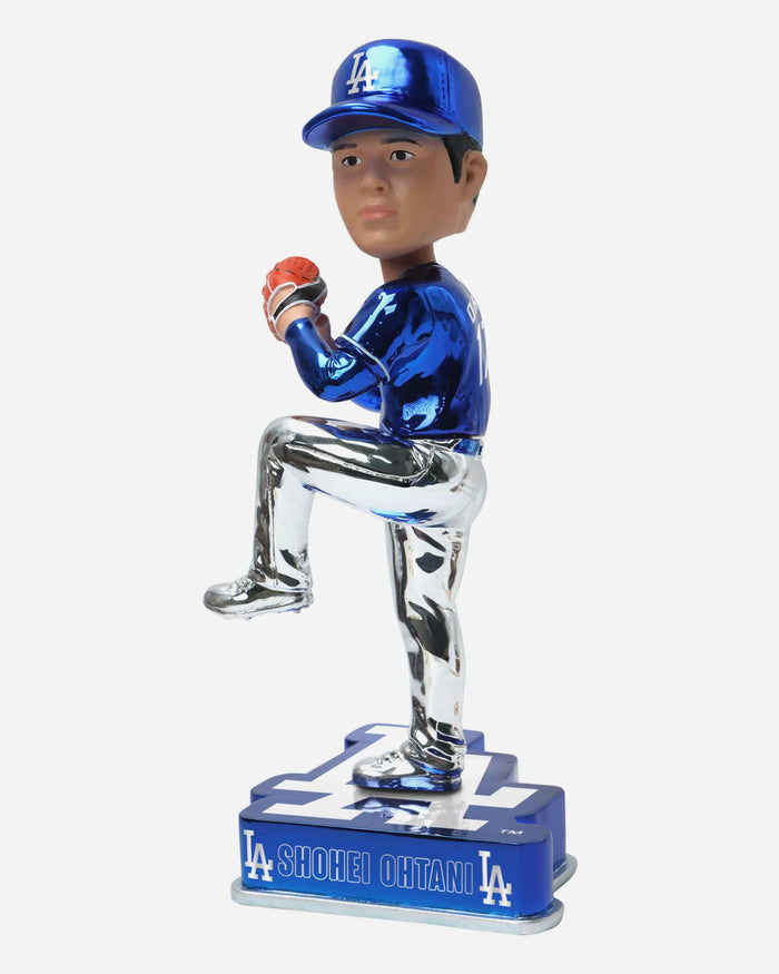 Shohei Ohtani Los Angeles Dodgers Electroplated Bobblehead FOCO - FOCO.com