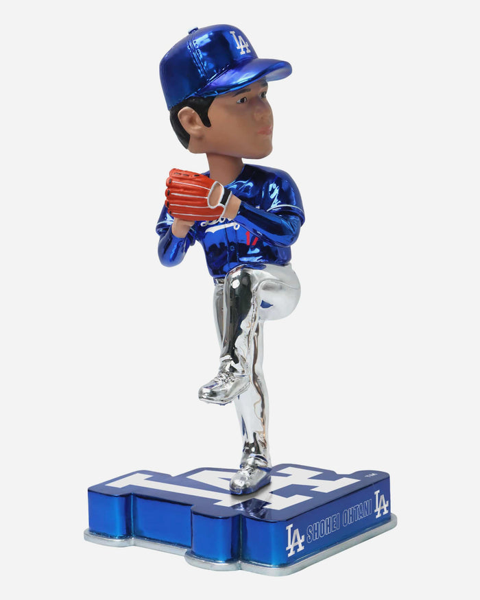 Shohei Ohtani Los Angeles Dodgers Electroplated Bobblehead FOCO - FOCO.com