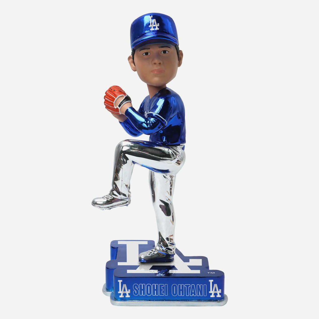 Shohei Ohtani Los Angeles Dodgers Electroplated Bobblehead FOCO - FOCO.com