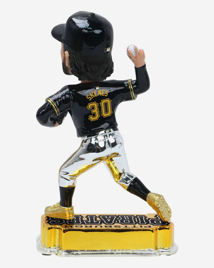 Paul Skenes Pittsburgh Pirates Electroplated Bobblehead FOCO - FOCO.com