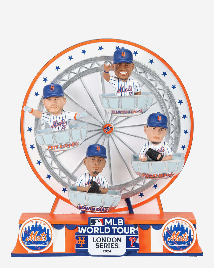 New York Mets 2024 MLB London Series Ferris Wheel Mini Bobblehead Scene FOCO - FOCO.com