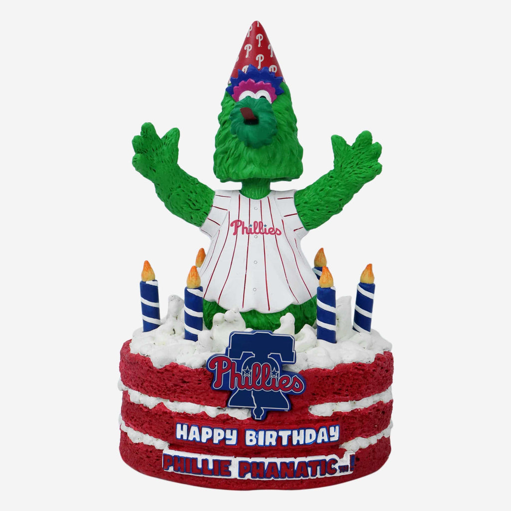 Phillie Phanatic Philadelphia Phillies Birthday Mascot Bobblehead FOCO - FOCO.com