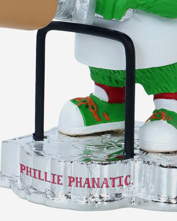 Phillie Phanatic Philadelphia Phillies Hot Dog Cannon Mascot Mini Bobblehead FOCO - FOCO.com