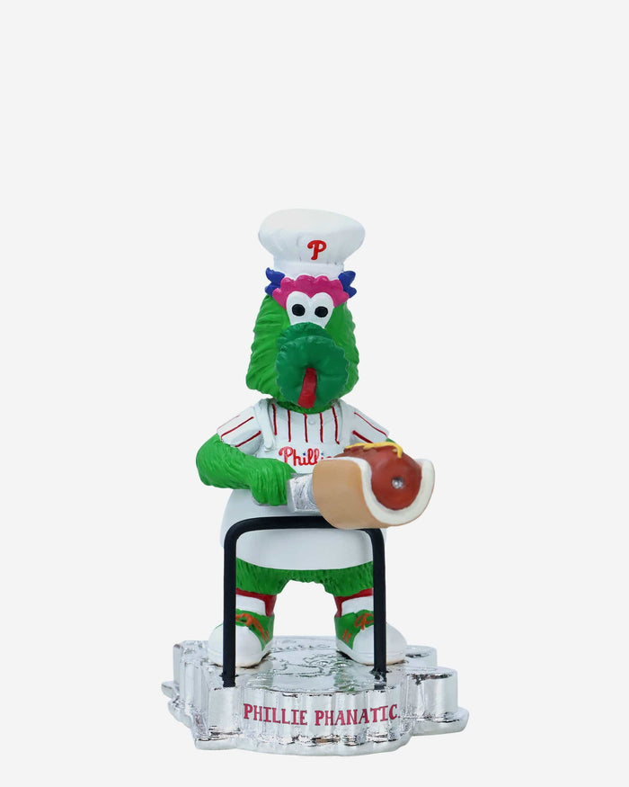 Phillie Phanatic Philadelphia Phillies Hot Dog Cannon Mascot Mini Bobblehead FOCO - FOCO.com