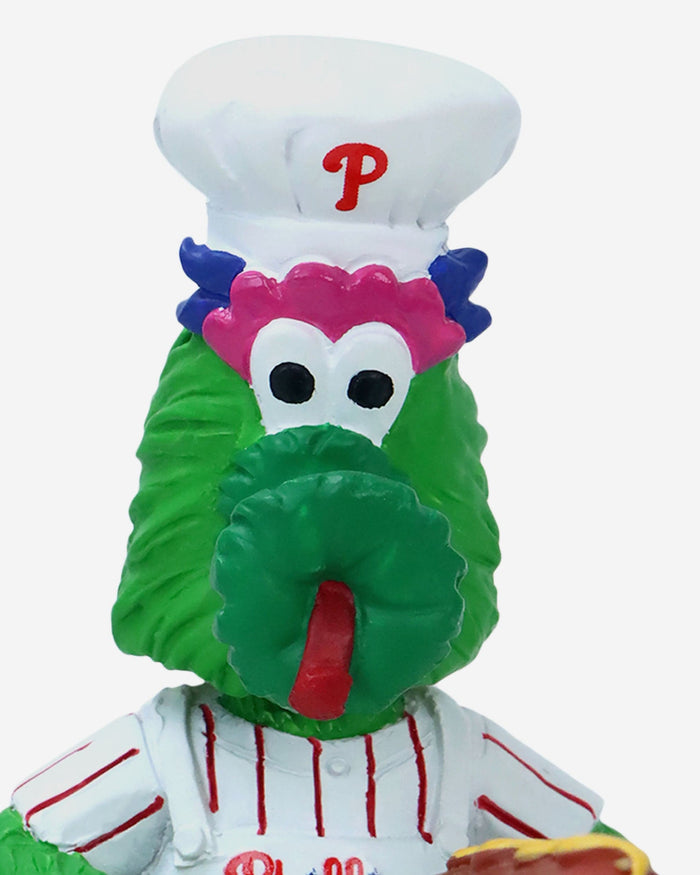 Phillie Phanatic Philadelphia Phillies Hot Dog Cannon Mascot Mini Bobblehead FOCO - FOCO.com