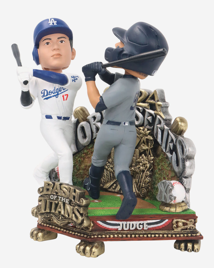 Shohei Ohtani & Aaron Judge Los Angeles Dodgers & New York Yankees 2024 World Series Dual Battle Bobblehead FOCO - FOCO.com