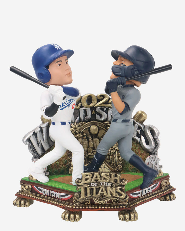 Shohei Ohtani & Aaron Judge Los Angeles Dodgers & New York Yankees 2024 World Series Dual Battle Bobblehead FOCO - FOCO.com