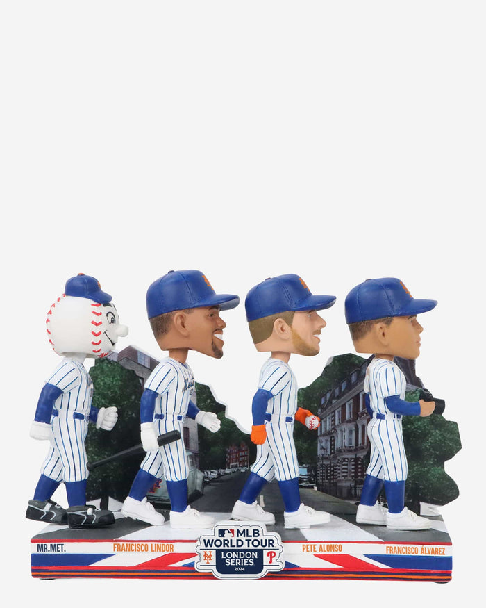 New York Mets 2024 MLB London Series Abbey Road Mini Bobblehead Scene FOCO - FOCO.com