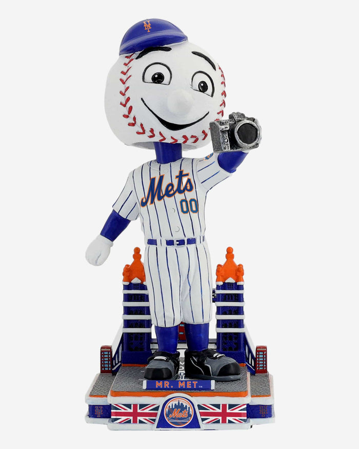 Mr Met New York Mets 2024 MLB London Series Mascot Bobblehead FOCO - FOCO.com