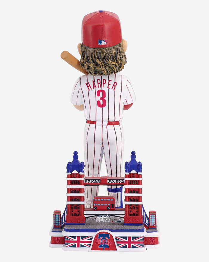 Bryce Harper Philadelphia Phillies 2024 MLB London Series Bobblehead FOCO - FOCO.com