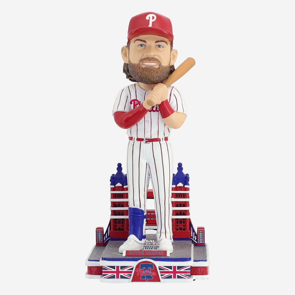 Bryce Harper Philadelphia Phillies 2024 MLB London Series Bobblehead FOCO - FOCO.com