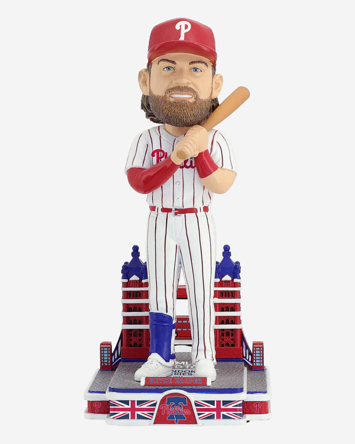 Bryce Harper Philadelphia Phillies 2024 MLB London Series Bobblehead FOCO - FOCO.com