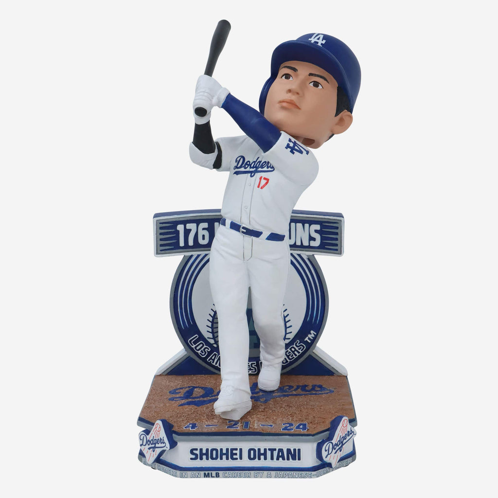 Shohei Ohtani Los Angeles Dodgers Most Home Runs by a Japanese Born Player Bobblehead FOCO - FOCO.com