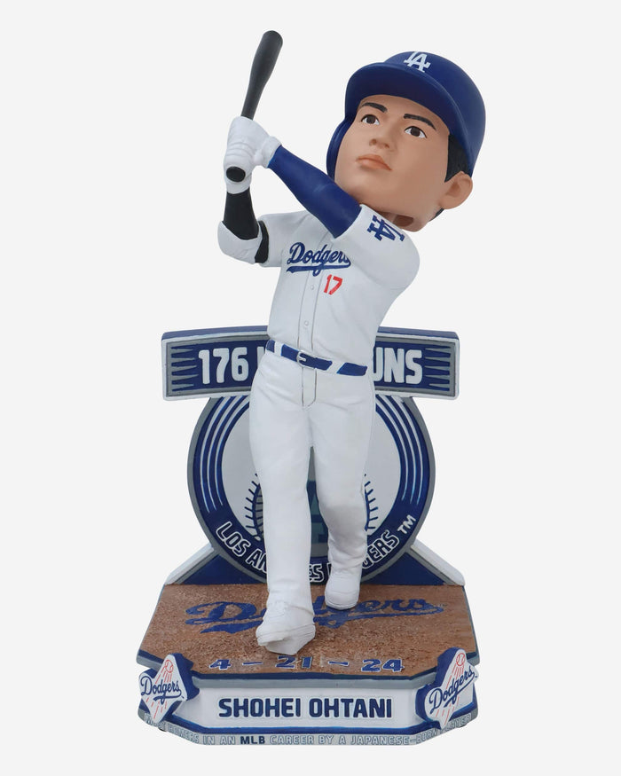 Shohei Ohtani Los Angeles Dodgers Most Home Runs by a Japanese Born Player Bobblehead FOCO - FOCO.com