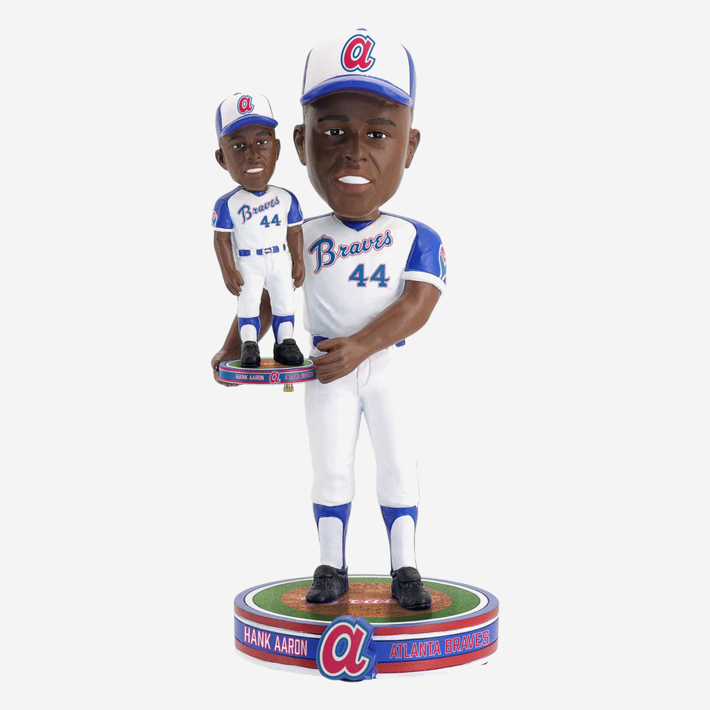 Hank Aaron Atlanta Braves Bobble Dubblz Bobblehead FOCO - FOCO.com
