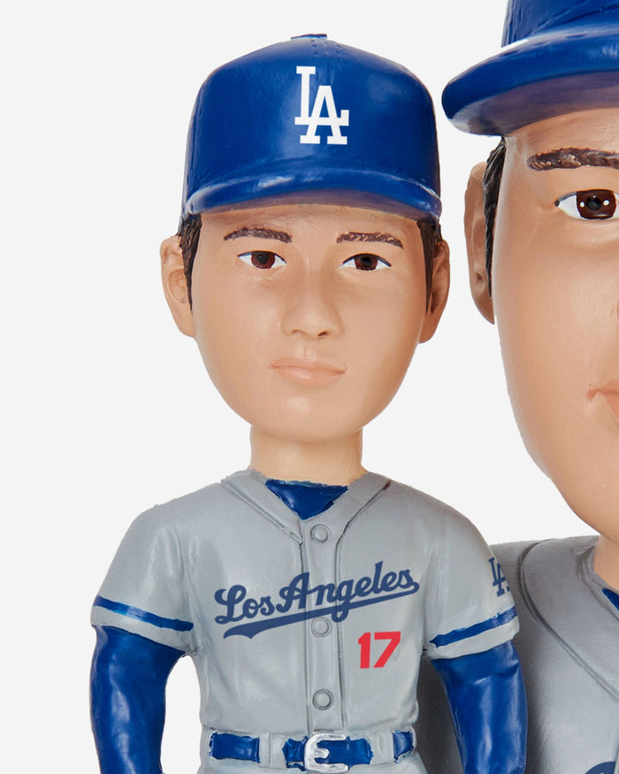 Shohei Ohtani Los Angeles Dodgers Away Uniform Bobble Dubblz Bobblehead FOCO - FOCO.com