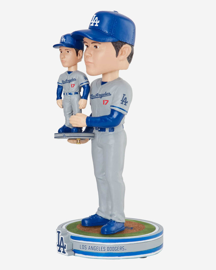 Shohei Ohtani Los Angeles Dodgers Away Uniform Bobble Dubblz Bobblehead FOCO - FOCO.com