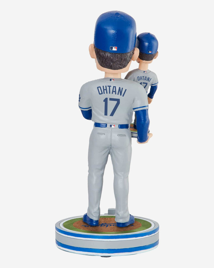 Shohei Ohtani Los Angeles Dodgers Away Uniform Bobble Dubblz Bobblehead FOCO - FOCO.com