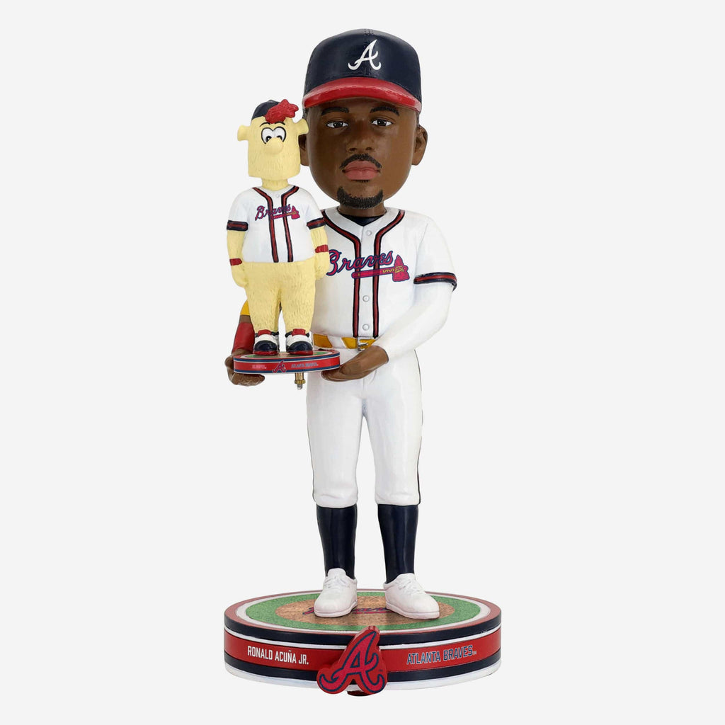 Ronald Acuna Jr & Blooper Atlanta Braves Bobble Dubblz Friendz Bobblehead FOCO - FOCO.com