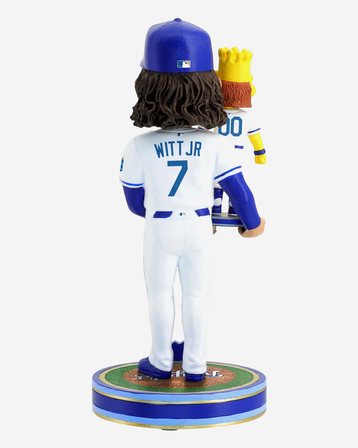 Bobby Witt Jr & Sluggerrr Kansas City Royals Bobble Dubblz Friendz Bobblehead FOCO - FOCO.com