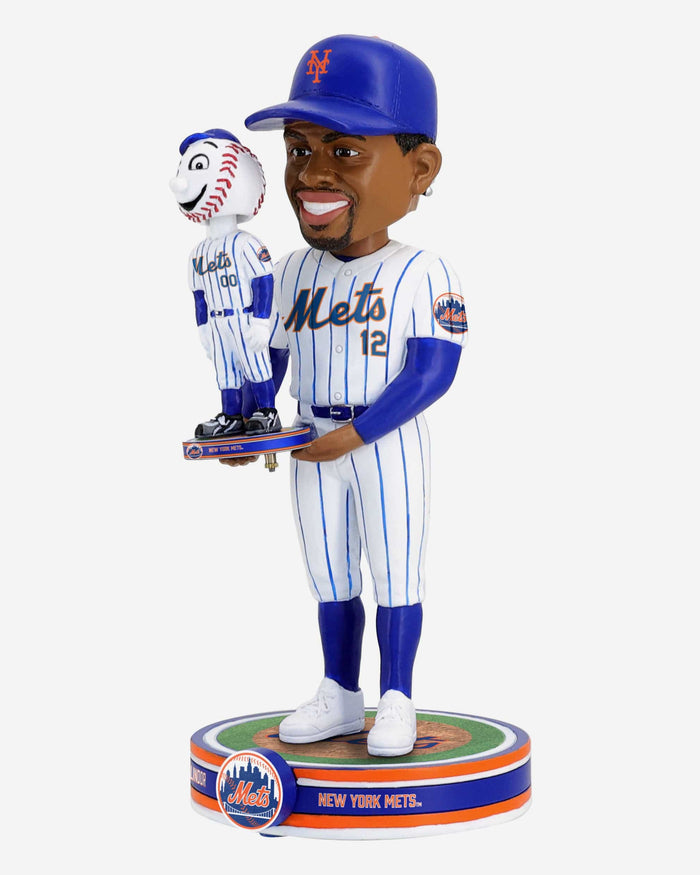 Francisco Lindor & Mr Met New York Mets Bobble Dubblz Friendz Bobblehead FOCO - FOCO.com