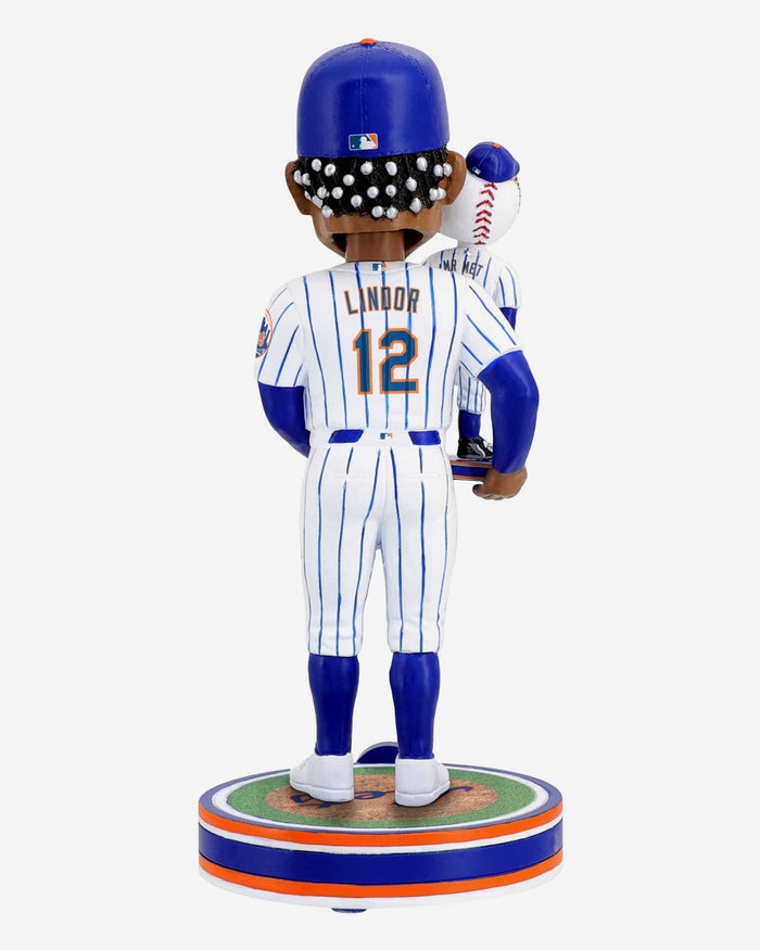 Francisco Lindor & Mr Met New York Mets Bobble Dubblz Friendz Bobblehead FOCO - FOCO.com