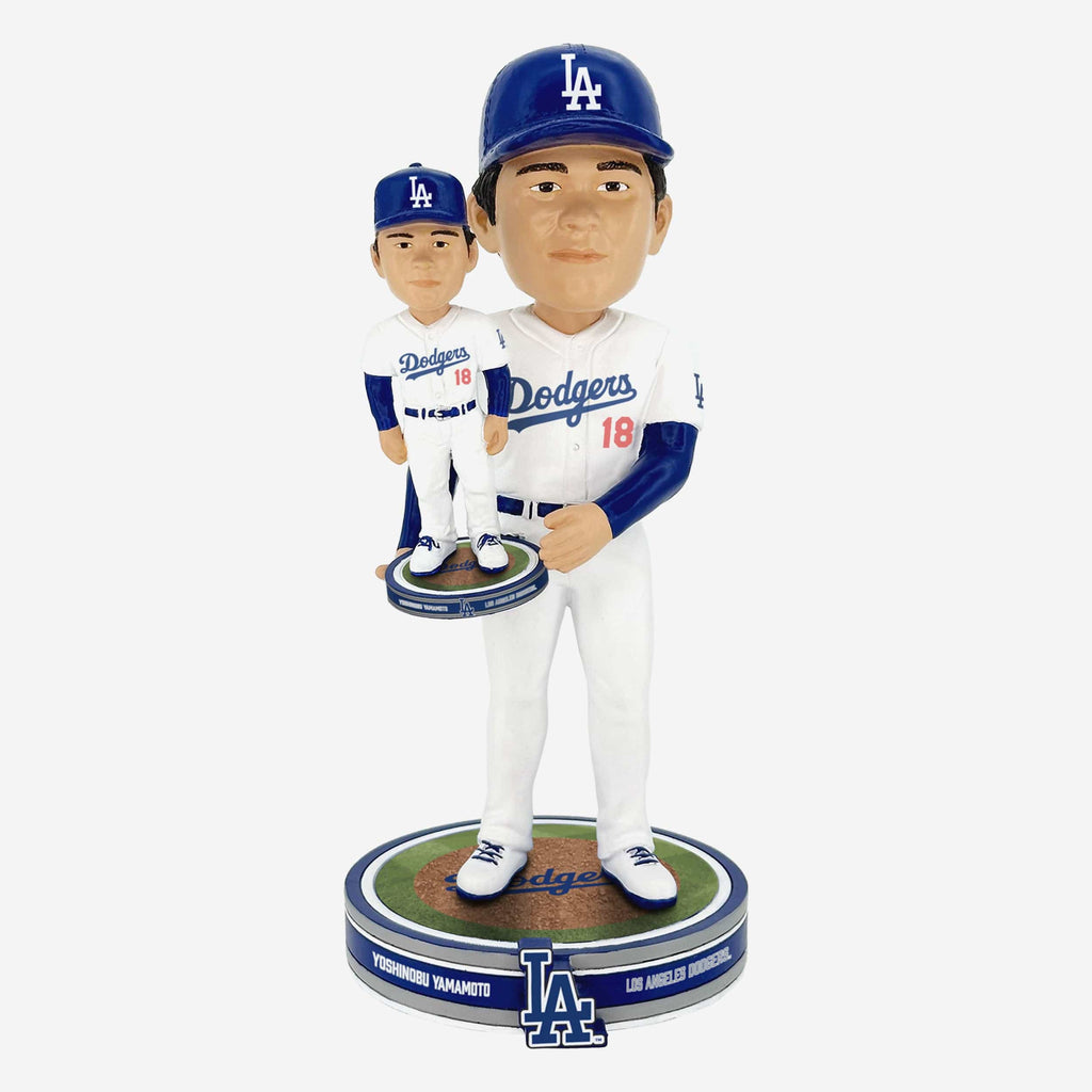 Yoshinobu Yamamato Los Angeles Dodgers Bobble Dubblz Bobblehead FOCO - FOCO.com