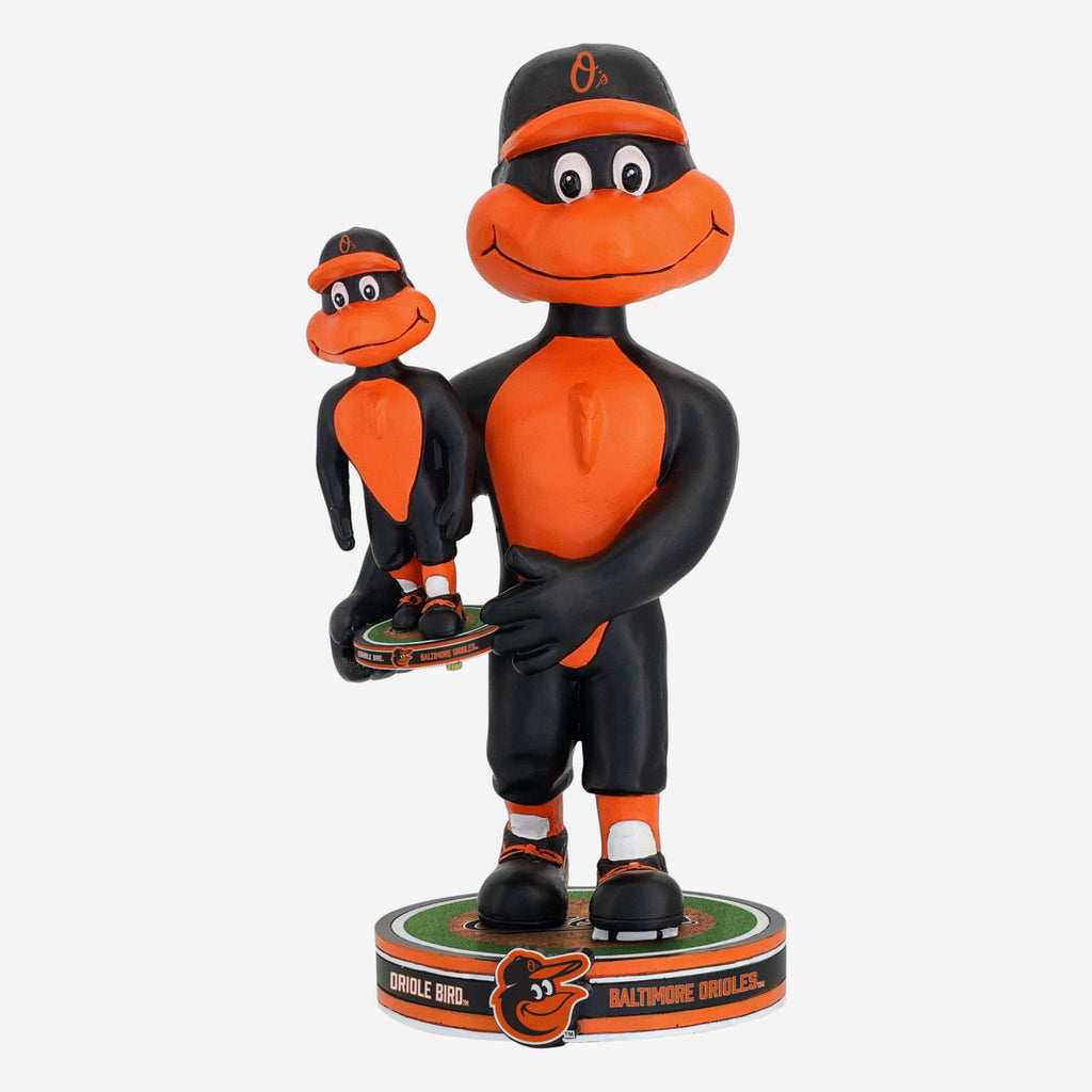 The Oriole Bird Baltimore Orioles Bobble Dubblz Mascot Bobblehead FOCO - FOCO.com