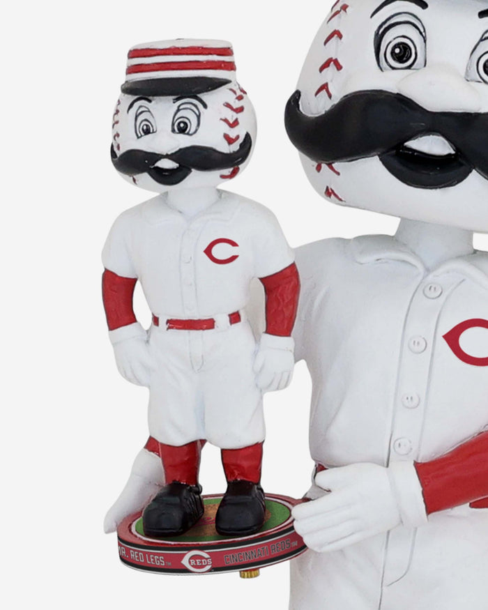 Mr Redlegs Cincinnati Reds Bobble Dubblz Mascot Bobblehead FOCO - FOCO.com