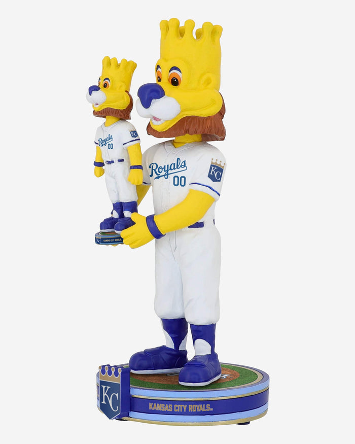 Sluggerrr Kansas City Royals Bobble Dubblz Mascot Bobblehead FOCO - FOCO.com