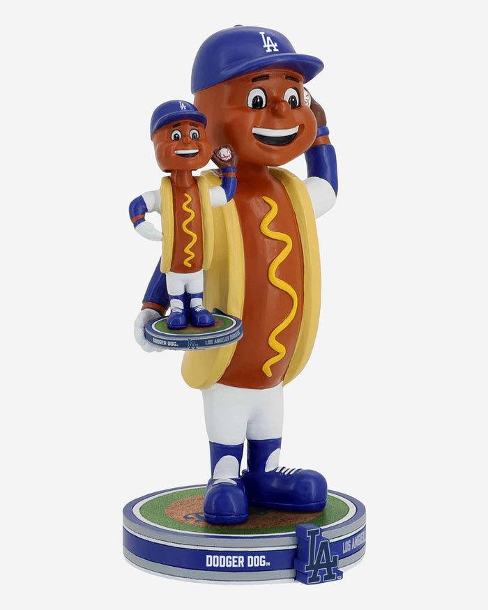 Dodger Dog Los Angeles Dodgers Bobble Dubblz Mascot Bobblehead FOCO - FOCO.com