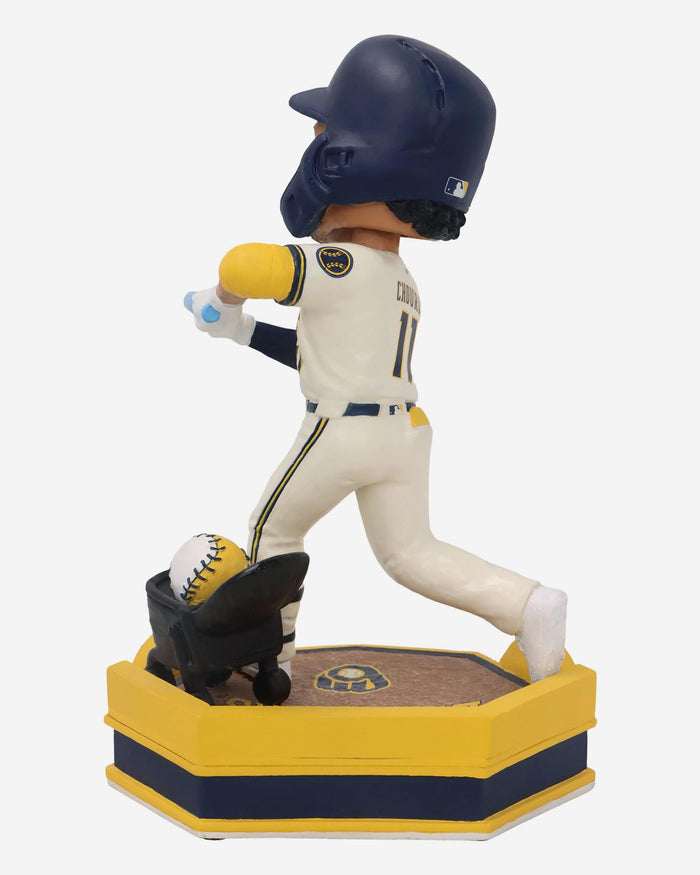 Jackson Chourio Milwaukee Brewers Baby Carriage Celebration Bobblehead FOCO - FOCO.com