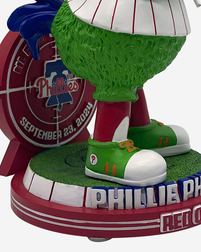 Phillie Phanatic Philadelphia Phillies 2024 Red October Flag Mascot Bobblehead FOCO - FOCO.com