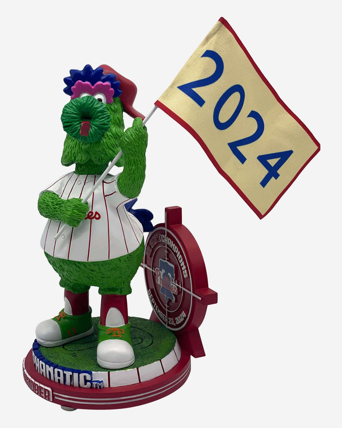 Phillie Phanatic Philadelphia Phillies 2024 Red October Flag Mascot Bobblehead FOCO - FOCO.com