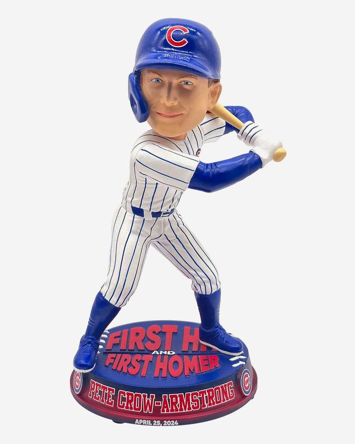 Pete Crow-Armstrong Chicago Cubs First Hit Home Run Bobblehead FOCO - FOCO.com