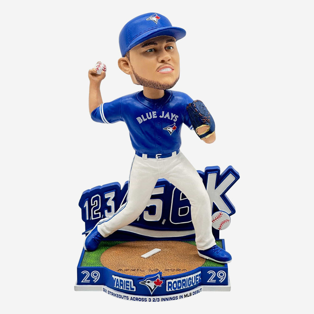 Yariel Rodriguez Toronto Blue Jays Rookie Debut Bobblehead FOCO - FOCO.com