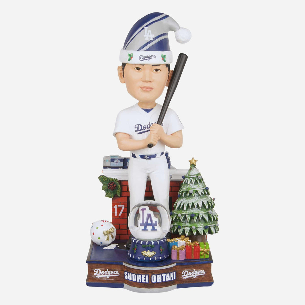Shohei Ohtani Los Angeles Dodgers Snow Globe Bobblehead FOCO - FOCO.com