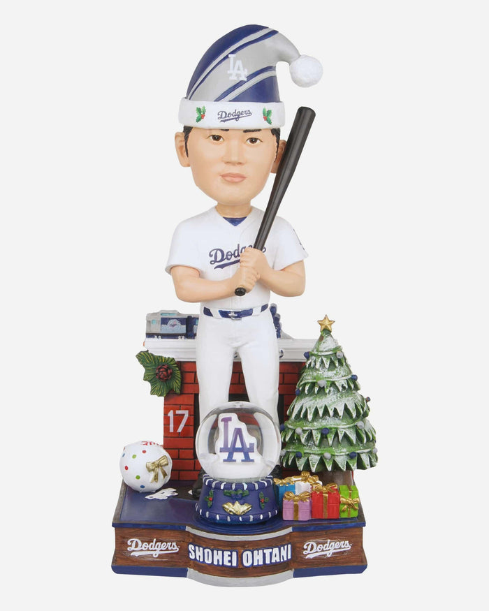 Shohei Ohtani Los Angeles Dodgers Snow Globe Bobblehead FOCO - FOCO.com